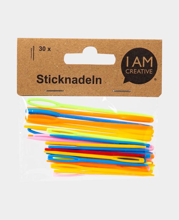 I Am Creative Sticknadeln, Kunststoff-Nähnadeln