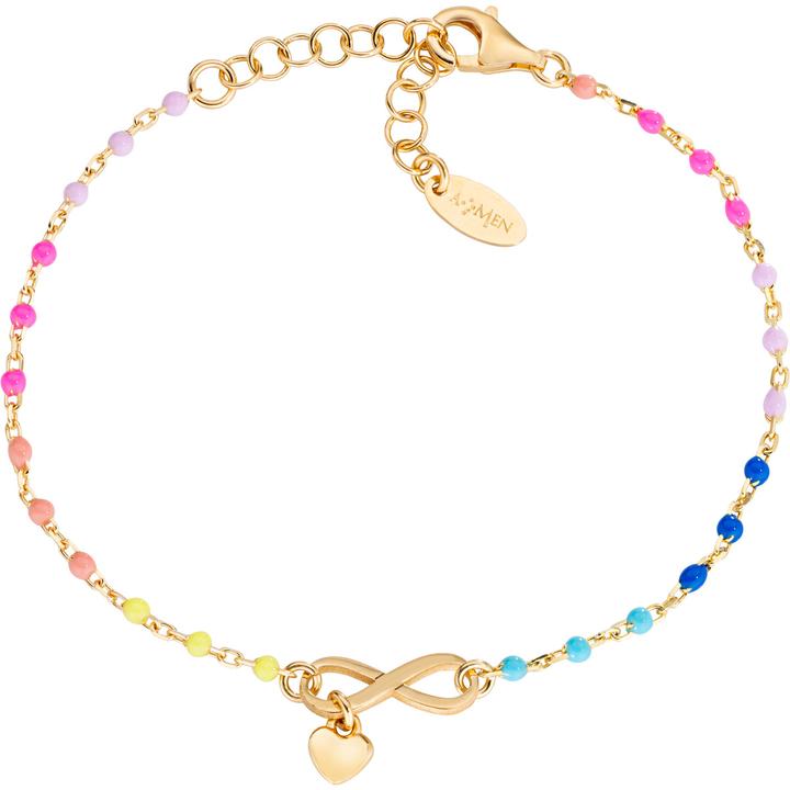 Actual product image Amen Infinite Heart bracelet (16 cm, Silver 925, Enamel)