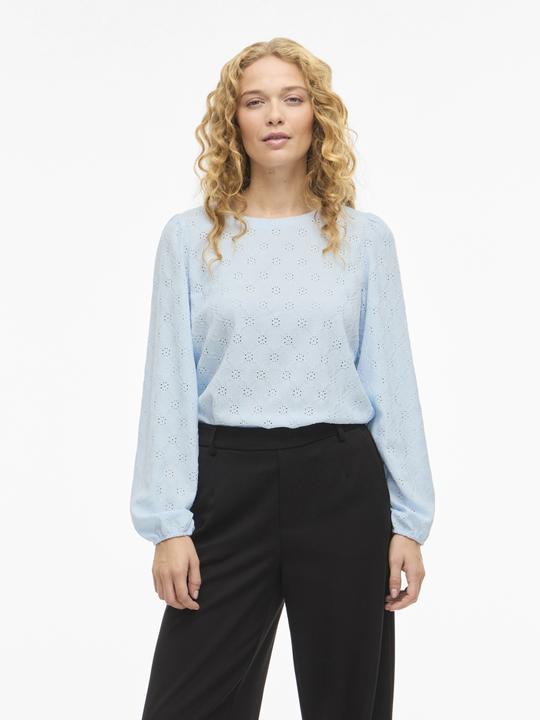 Immagine prodotto Vila VIASTA Rundhals Oberteil mit langen Ärmeln (M)