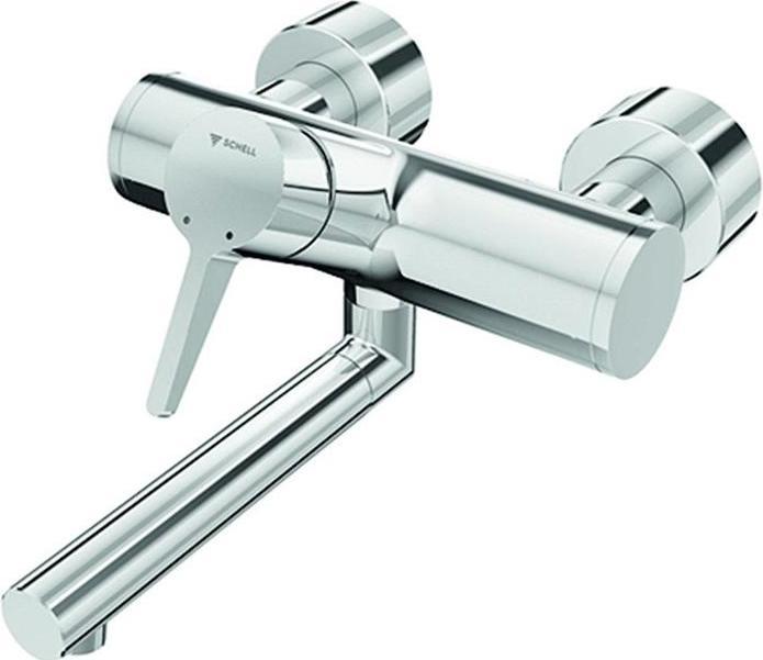 Schell Vorwand-WT-Armatur VITUS VW-EH-M mit Desinfektion, chrom 210mm