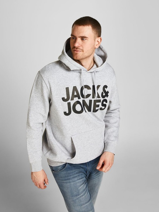 Immagine prodotto Jack & Jones Felpa con cappuccio Basic Logo Plus Size (3XL)