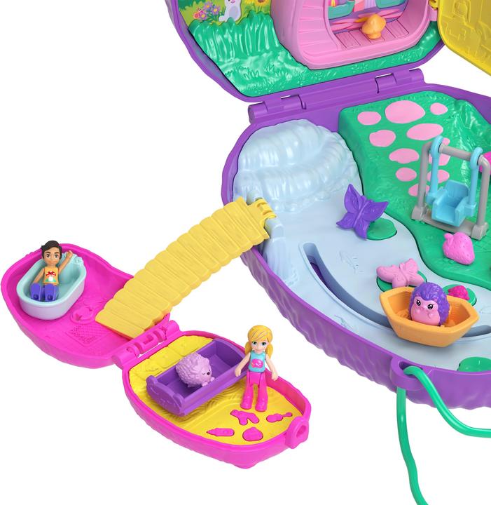 Actual product image Polly Pocket Igel-Mama & Baby Schatulle
