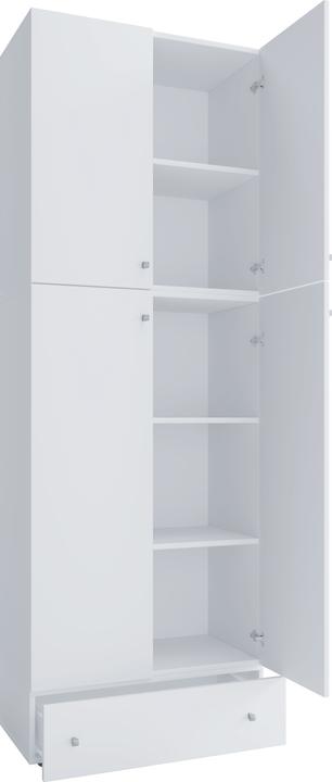 Produktbild VCM Büroschrank Aktenschrank Lona 5-fach Schublade Drehtüren (70 x 39 x 200 cm)