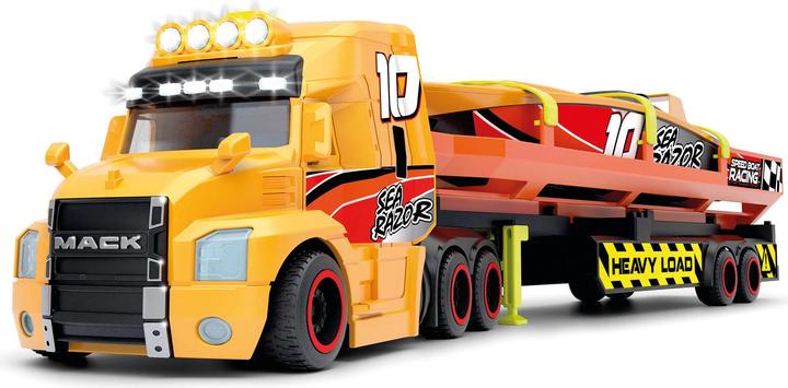 Dickie Truck mit Schnellboot
