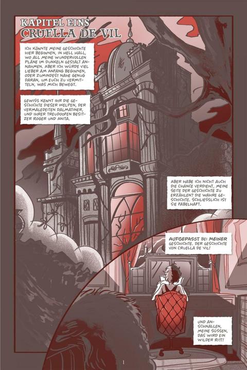 Actual product image Cruella de Vil - A Disney Villains Graphic Novel (German, Walt Disney, Serena Valentino, Arielle Jovellanos, Christian Langhagen, Ellen Schmittke)