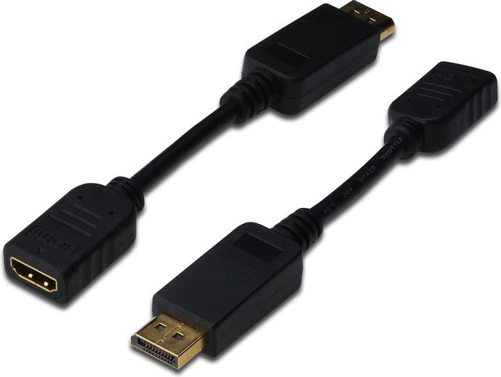 Actual product image Digitus DisplayPort – HDMI (0.15 m)
