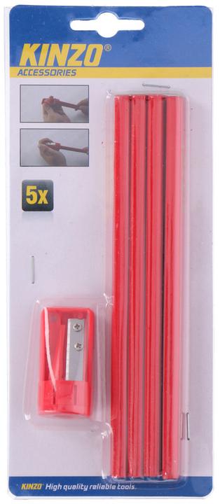 Produktbild Kinzo Pencil set 5pcs inc sharpener (5x)