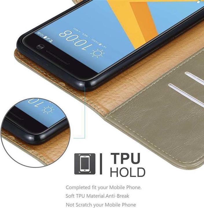 Actual product image Cadorabo Book Luxury Cover (HTC One M10)