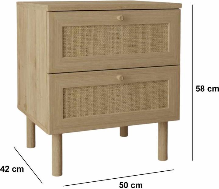 Immagine prodotto Skye Decor Baru Nightstand (50 x 42 x 58 cm)