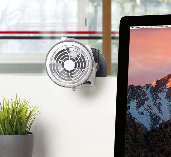 Image du produit Sichler Lot de 2 ventilateurs mobiles avec pince (52 dB)