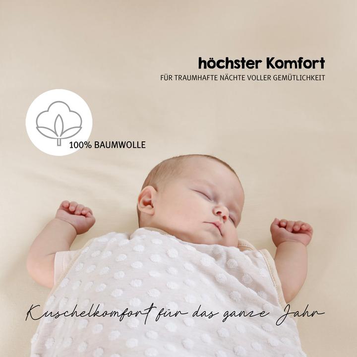 Produktbild Roba Spannbettlaken Jersey, 70x140 cm und 60x120 cm frosty almond (140 x 70 cm)