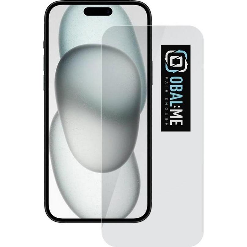 Obal:Me 2.5D Glass Screen Protector for Apple iPhone 15 Clear (1 Stück, Apple iPhone 15), Smartphone Schutzfolie, Transp...