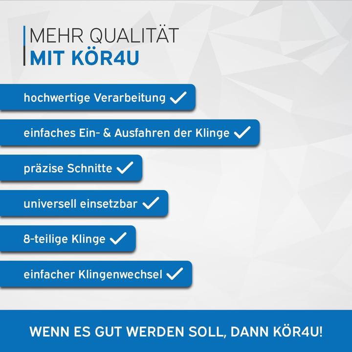 Produktbild Kör4u 50x Cuttermesser (Cutter)