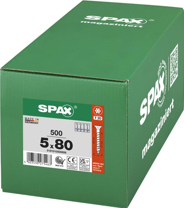 Produktbild Spax Senkmultikopf T-Star Plus T20 Teilgewinde Wirox (200 Schrauben pro Stück)