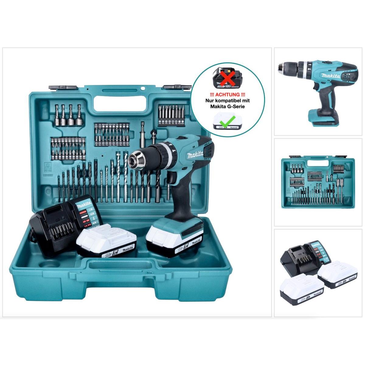 Makita, Trapano + Avvitatore a batteria, HP457DWE10