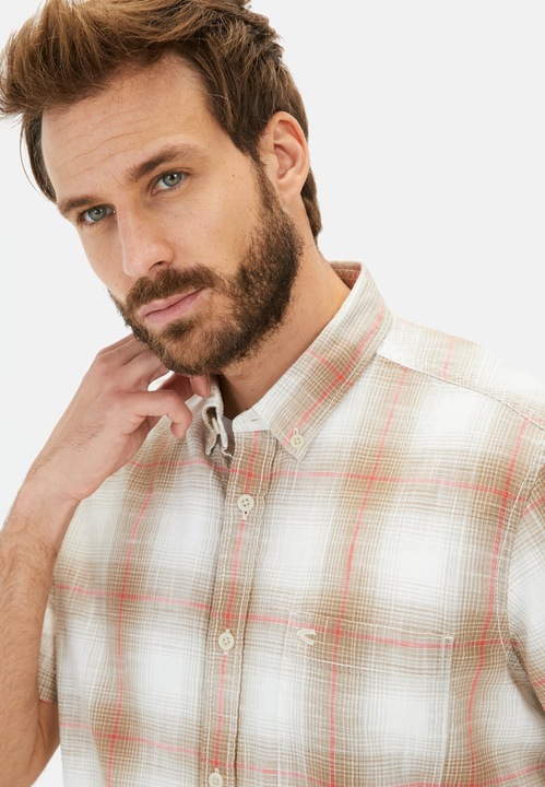 Image du produit Camel Active Kariertes Kurzarmhemd aus reiner Baumwolle (6XL)