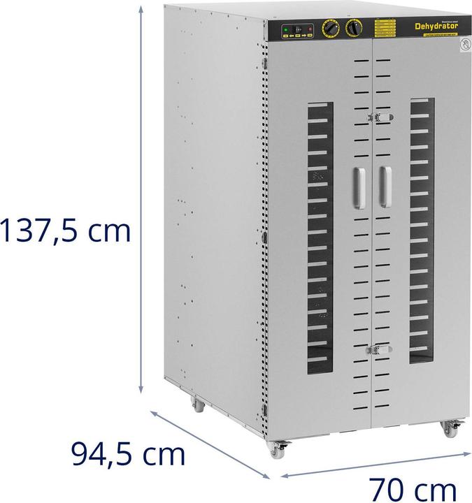 Produktbild Royal Catering Dörrgerät Dörrautomat Dörrapparat Obst 5850 W 24 Etagen Timer Edelstahl