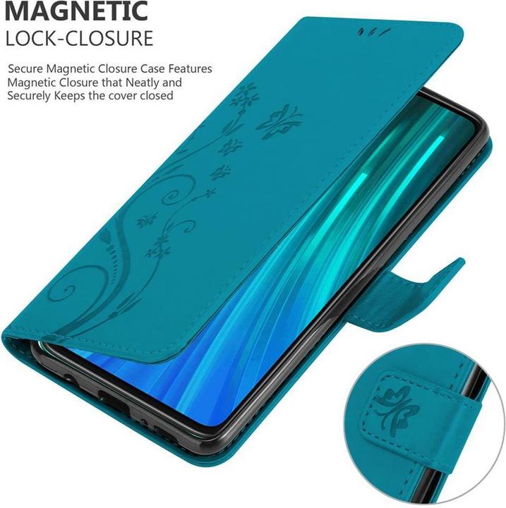 Produktbild Cadorabo Flower Book Cover (Xiaomi Redmi Note 8 Pro)