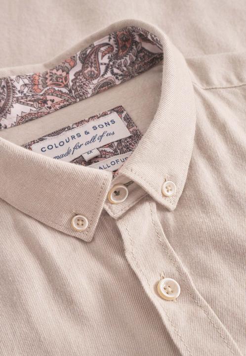 Produktbild Colours & Sons Langarmhemd Shirt Brushed Twill (L)