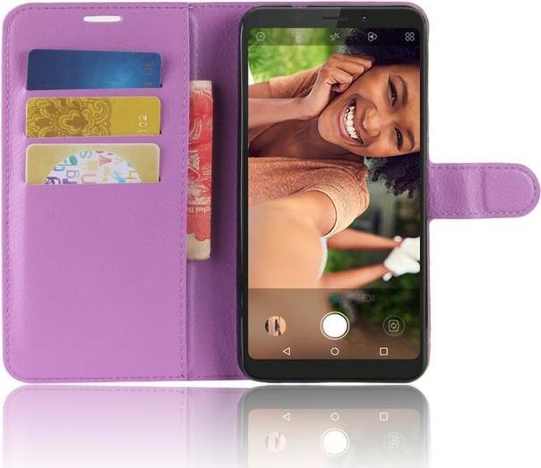 Actual product image MU Classic Leather cover with litchite texture (Wiko View XL)
