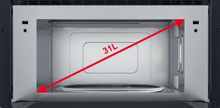 Immagine prodotto Whirlpool AMW 730/IX - Integrato - Microonde combinato - 31 l - 1000 W - Controllo rotativo - Touch