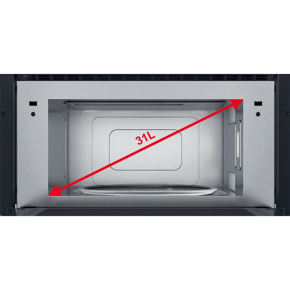 Thumbnail - Whirlpool AMW 730/IX - Integriert - Kombi-Mikrowelle - 31 l - 1000 W - Drehregler - Berühr, Mikrowelle Einbau, Silber