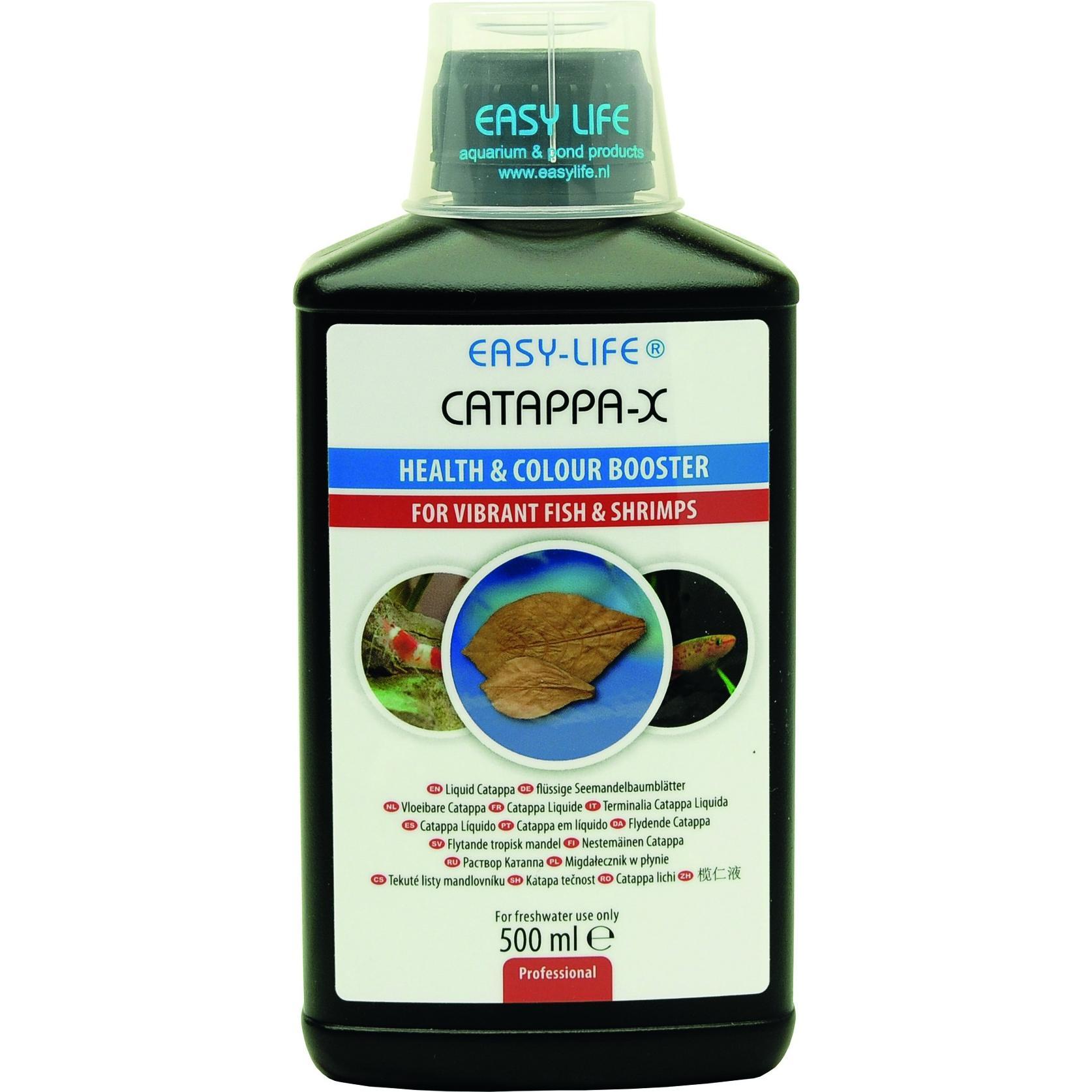 EasyLife Catappa-X Seemandelbaumblätter 500ml (Wasserpflege Aquarium), Aquarium Pflege