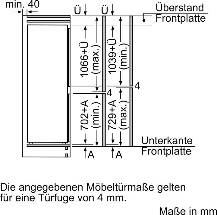 Actual product image Bosch Hausgeräte KIF86PFE0 (223 l)