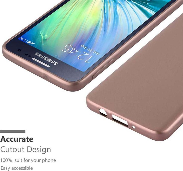 Produktbild Cadorabo TPU Matt Metallic Cover (Samsung Galaxy A3)