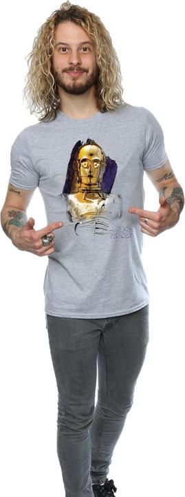 Image du produit Star Wars - T-shirt THE LAST JEDI C-3PO BRUSHED - Homme (XXL)
