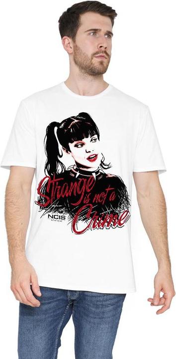 Actual product image Ncis Mens Strange Is Not A Crime T-Shirt (5XL)
