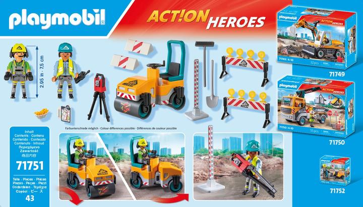 Actual product image Playmobil Road construction site (71751, Playmobil Action Heroes)