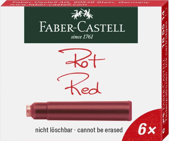 Faber-Castell 185514 (Füllertinte, Rot)