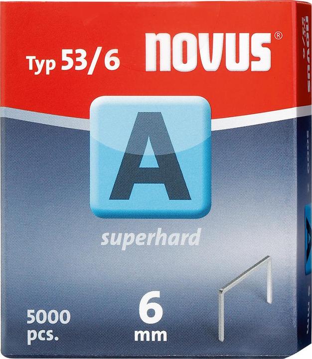 Actual product image Novus Fine wire staples - Type 53 50