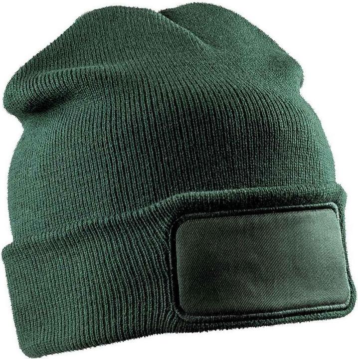 Actual product image Result Unisex Adult Double Knit Beanie