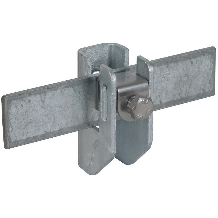 Dehn Flachbandhalter mit Druckstück St/tZn 277240, SAT Zubehör