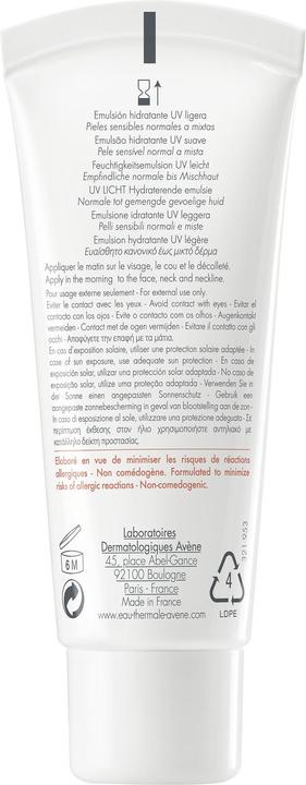 Actual product image Avène Hydrance UV moisturising emulsion (40 ml, Day cream, SPF 30)