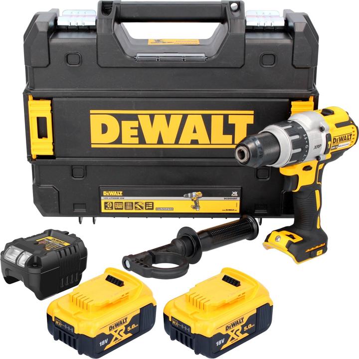 Productafbeelding DeWalt DCD 996 P2T Akku Schlagbohrschrauber 18 V 95 Nm Brushless + 2x Akku 5,0 Ah + Ladegerät +