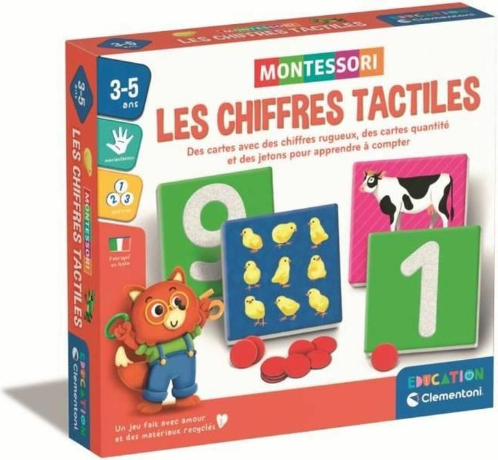 Actual product image Clementoni Les Chiffres Tactiles - Montessori New (Fr) (French)