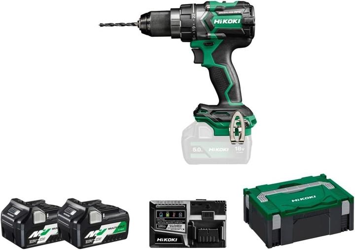 Hitachi HIKOKI WIERTARKO-WKRĘTARKA 18V DS18DBSLWFZ 140Nm 2xBSL36A18 (1x2,5Ah 1x5,0Ah)