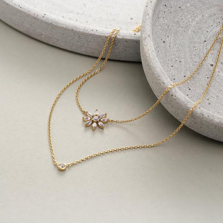 Produktbild Jette Kette DAISIES GARDEN (925er Silber, Recycelt)