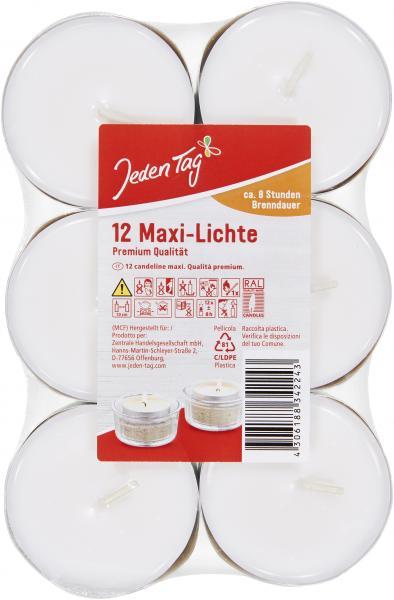 Produktbild müller Kerzen Jeden Tag Maxi-Lichte Flatpack