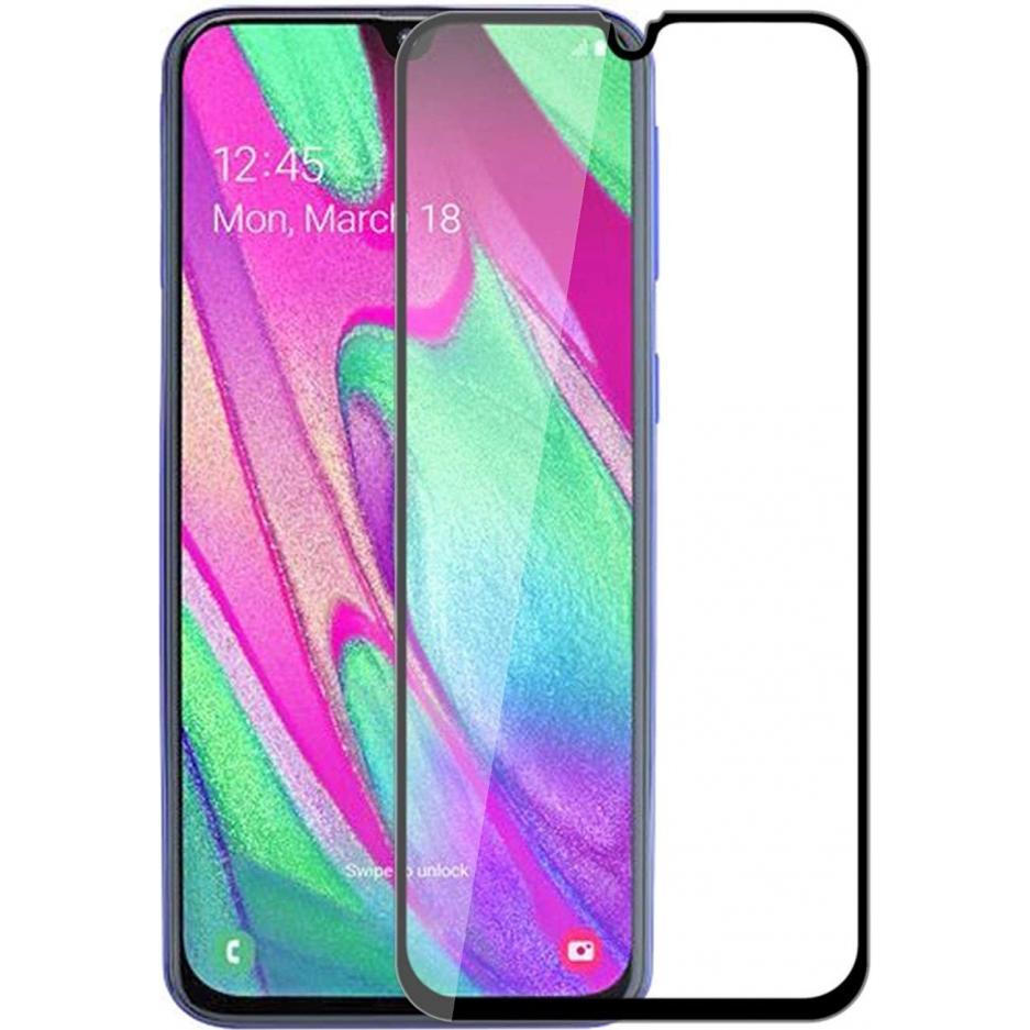 Screenguard Samsung Galaxy A40 Full Screen Panzerglas Schutzfolie 2.5D 9H (1 Stück, Samsung Galaxy A40), Smartphone Schu...