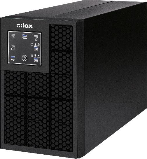 Nilox UPS PREMIUM ONLINE PRO 1000 VA (1000 VA, 700 W, Online-Doppelwandler USV)