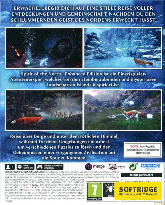 Produktbild Merge Games Spirit of the North (PS5, DE)
