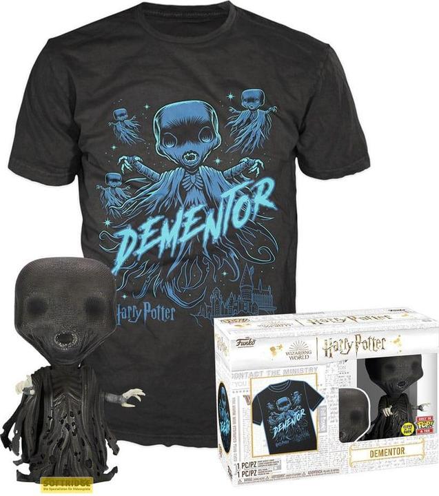 Produktbild Funko Harry Potter POP! & Tee set figurine et T-Shirt Dementor (GL) (M)