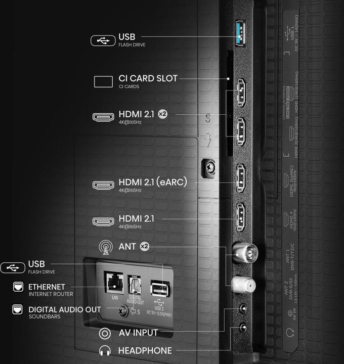 Produktbild Hisense TV 100U7Q (100", U7Q, Mini-LED, 4K, 2025)