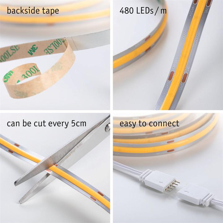 Produktbild Paulmann MaxLED 500 Full-Line COB Stripe Set (Warmweiss, 150 cm, Indoor)