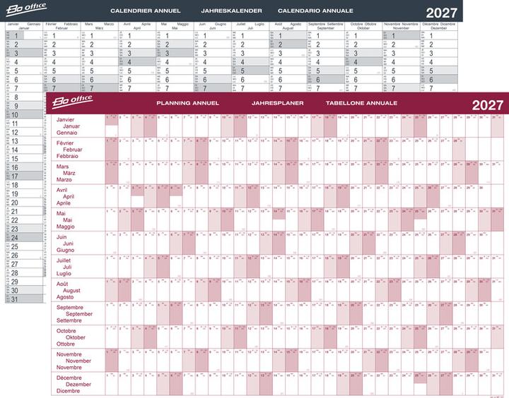 Produktbild BoOffice Jahresplaner