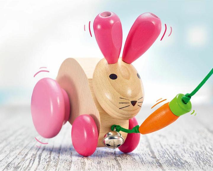 Actual product image Selecta Spielzeug Pull-along bunny Hanna hobble